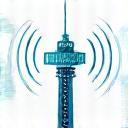 Radioantenne og digitale symboler
